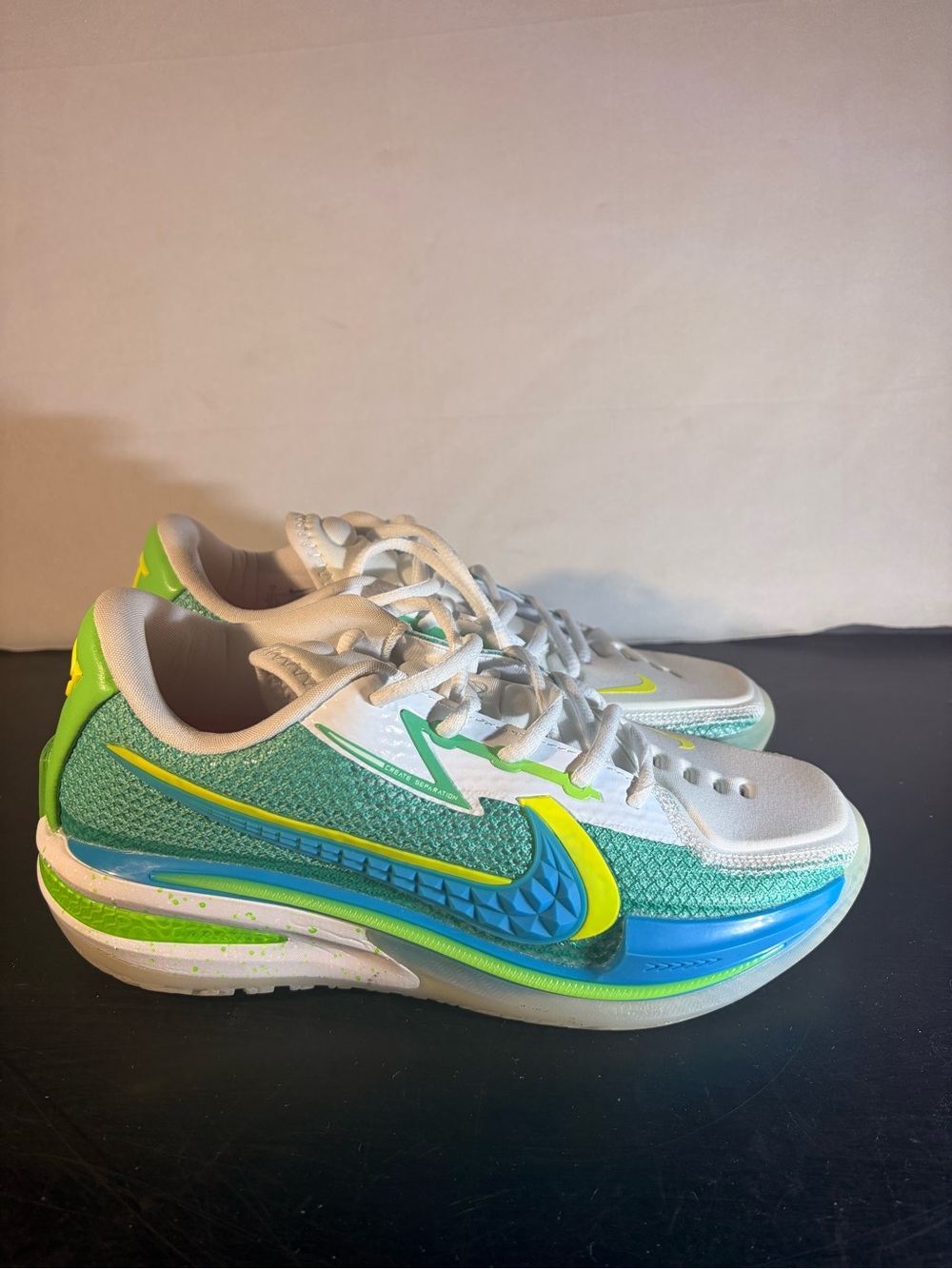 Nike gt cut White Green Blue Running Shoes